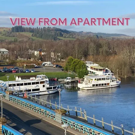 Riverside View Penthouse In Balloch, Loch Lomond Exterior photo